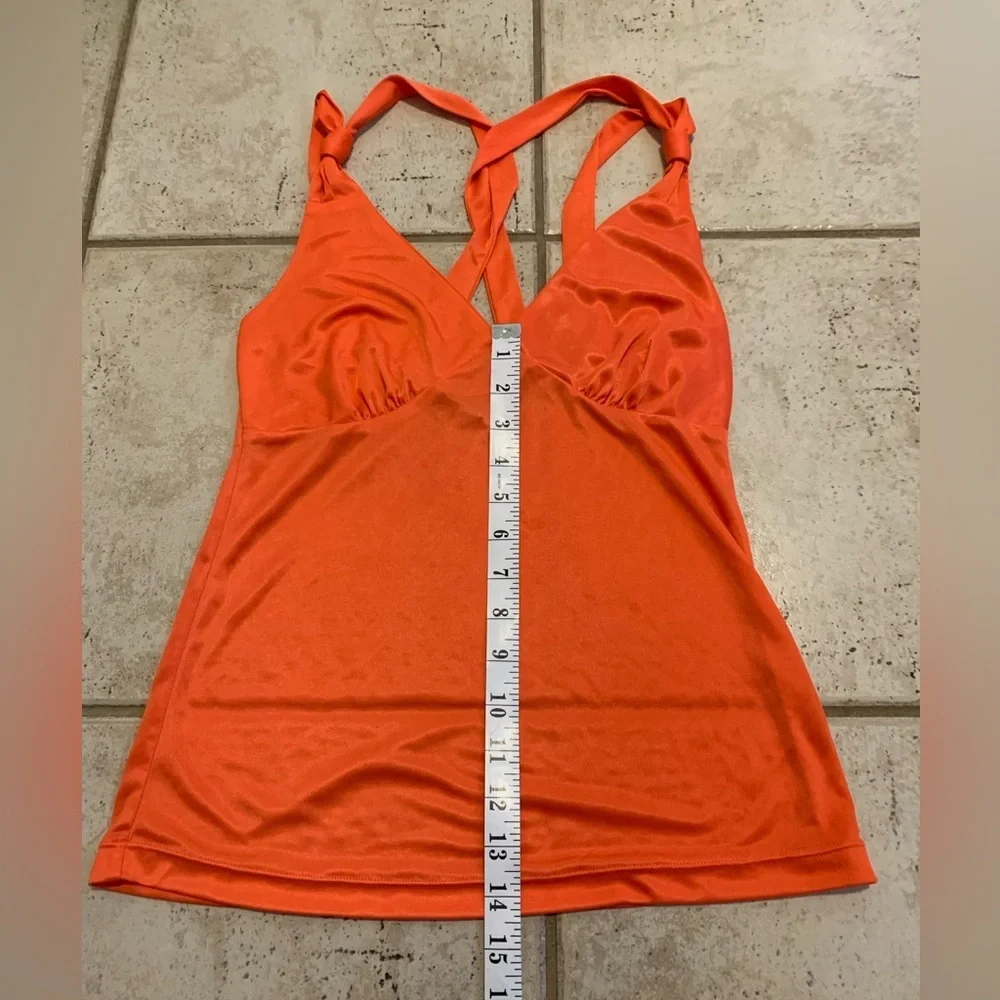 La Senza Orange Criss-Cross Strap Cami S/P - Picture 7 of 9